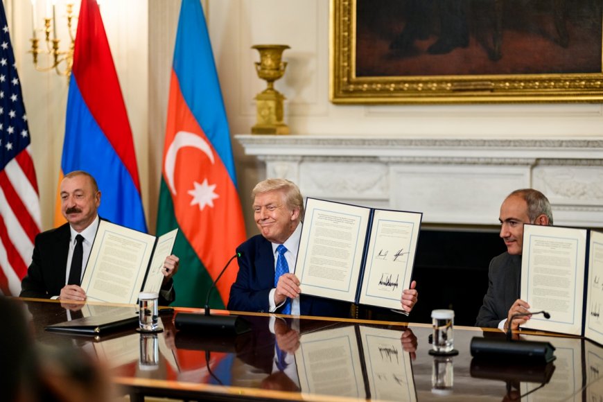 Azərbaycan və Ermənistan Ağ Evdə Tarixi Sülh Müqaviləsi İmzaladı